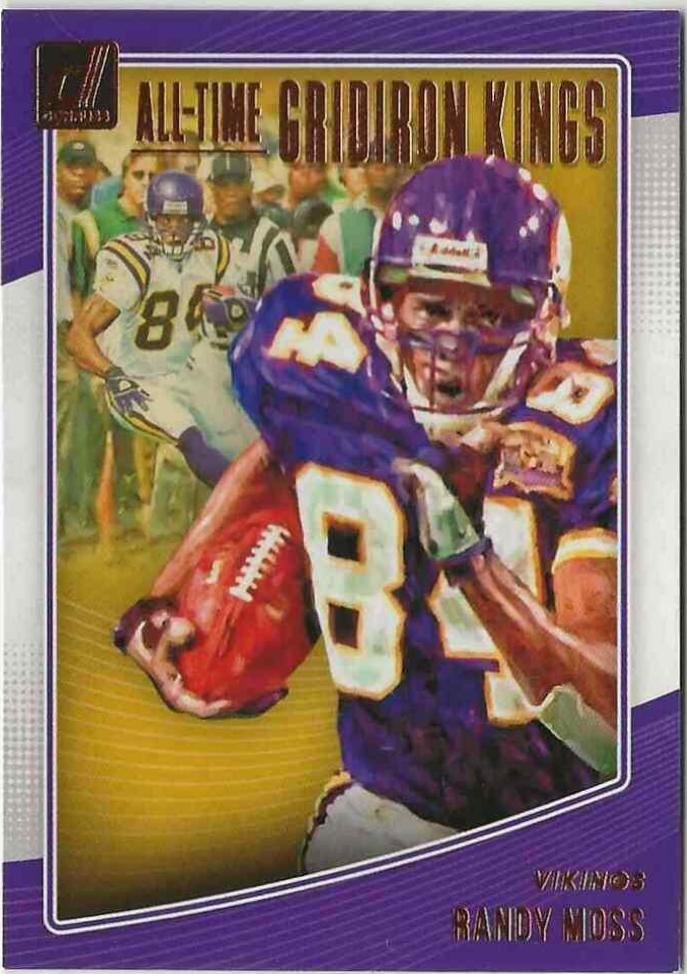 Randy Moss Football Cards 2018 Donruss All-Time Gridiron Kings