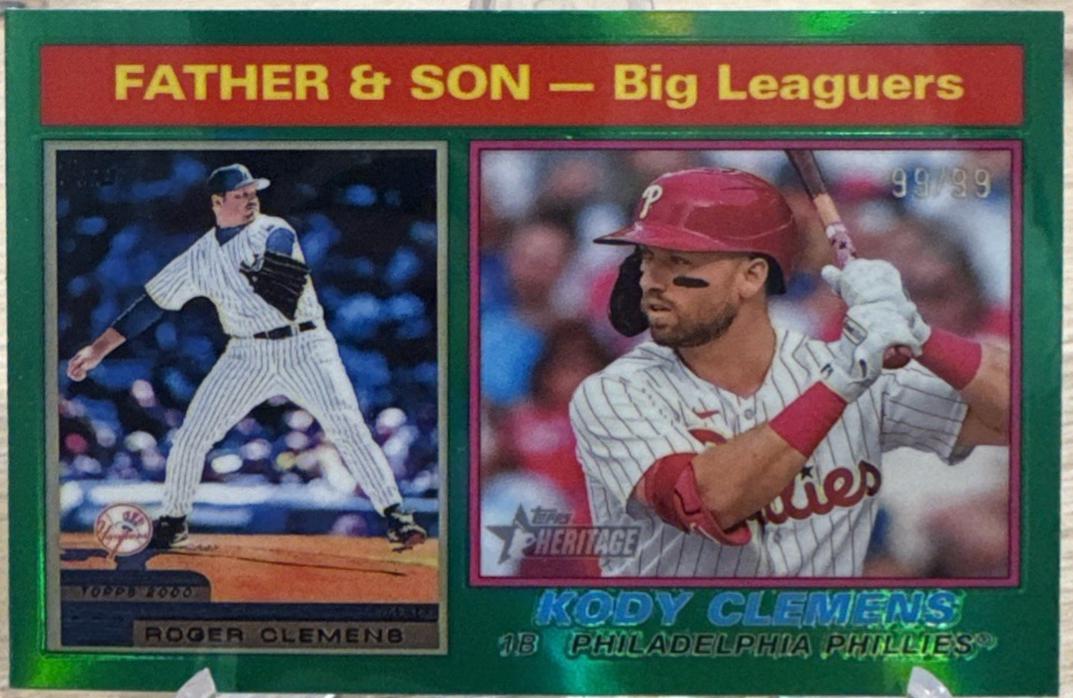 Kody Clemens / Roger Clemens [Green Chrome Variation] #67