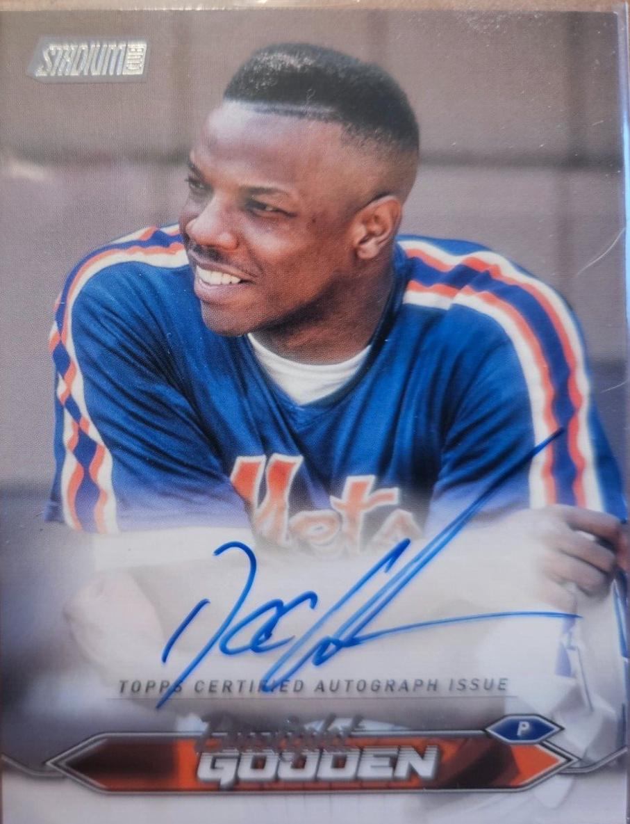 Dwight Gooden #SCBA-DG Baseball Cards 2024 Topps Stadium Club Autograph