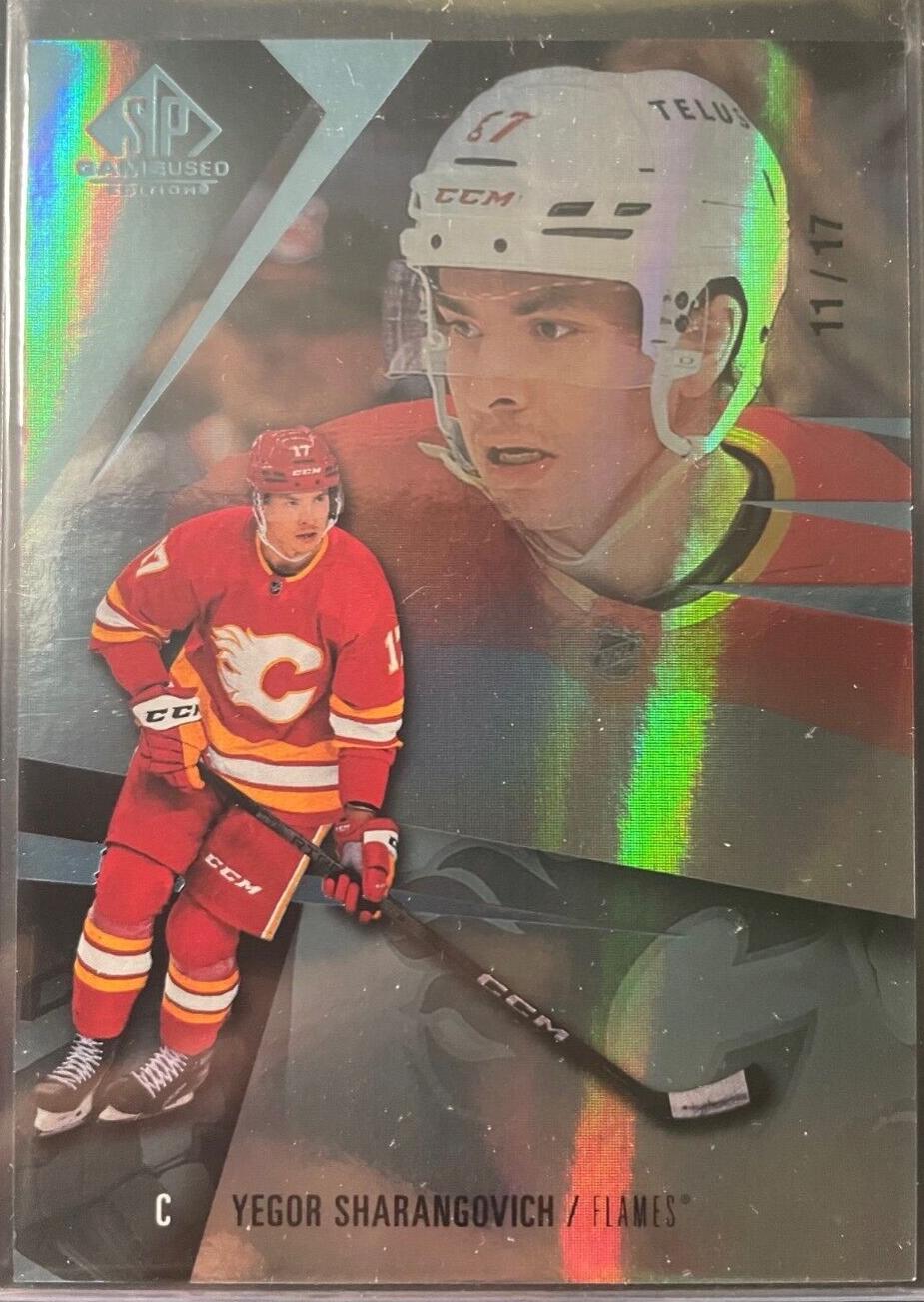 Yegor Sharangovich #91 2023-24 SP Game Used Hockey