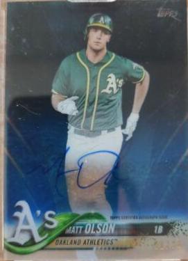 Matt Olson [Autograph Blue] #MO