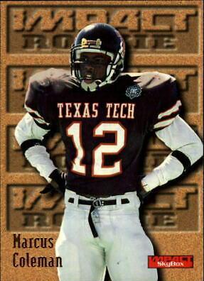 Marcus Coleman #156 Football Cards 1996 Skybox Impact