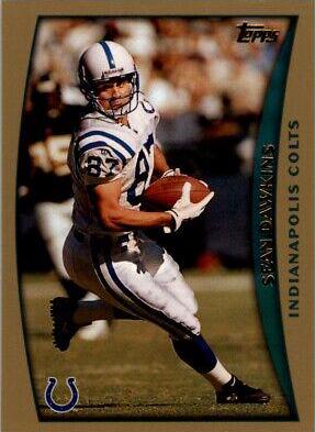Sean Dawkins #11 Football Cards 1998 Topps
