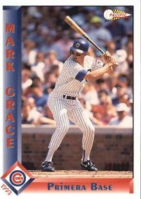 Mark Grace #58 Baseball Cards 1993 Pacific Spanish