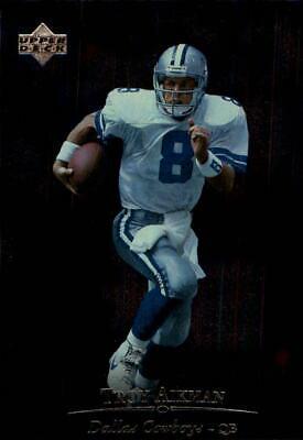 Troy Aikman #38 Football Cards 1996 Upper Deck Silver
