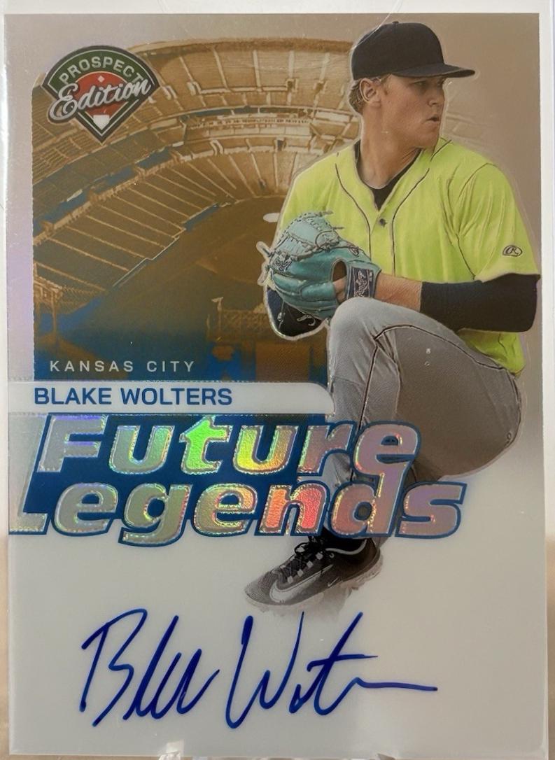 Blake Wolters #33 Baseball Cards 2024 Panini Prospect Edition Future Legends Signature