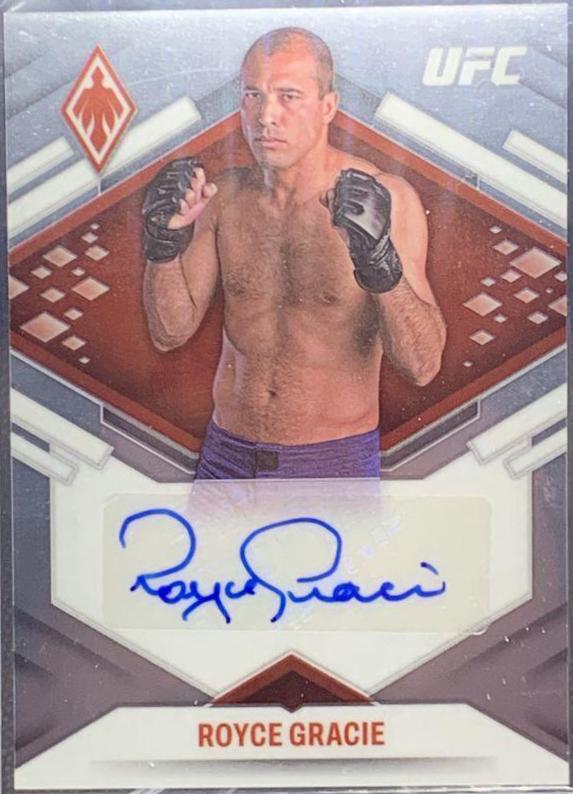 Royce Gracie #PX-RGC Ufc Cards 2022 Panini Chronicles UFC Phoenix Autographs