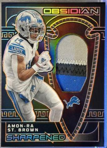 Amon-Ra St. Brown #34 Football Cards 2023 Panini Obsidian