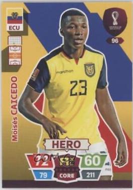 Moises Caicedo #96 2022 Panini Adrenalyn XL FIFA World Cup Qatar