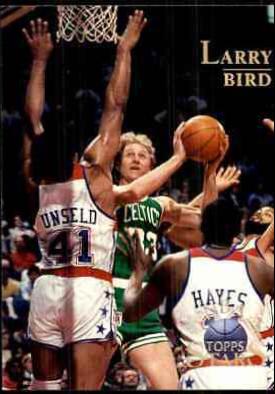 Larry Bird #8 Basketball Cards 1996 Topps Stars