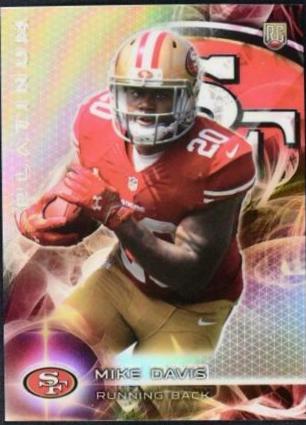Mike Davis #106 Football Cards 2015 Topps Platinum