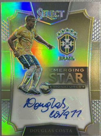 Douglas Costa #ES-DCO Soccer Cards 2016 Panini Select Emerging Star Signatures