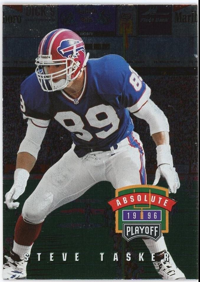 Steve Tasker #34 Football Cards 1996 Playoff Absolute