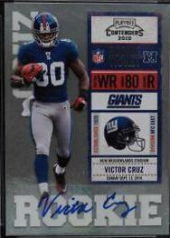 Victor Cruz #199 2010 Playoff Contenders Football