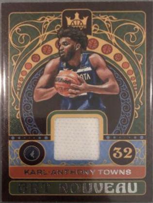 Karl Anthony Towns #AN-KAT Basketball Cards 2022 Panini Court Kings Art Nouveau