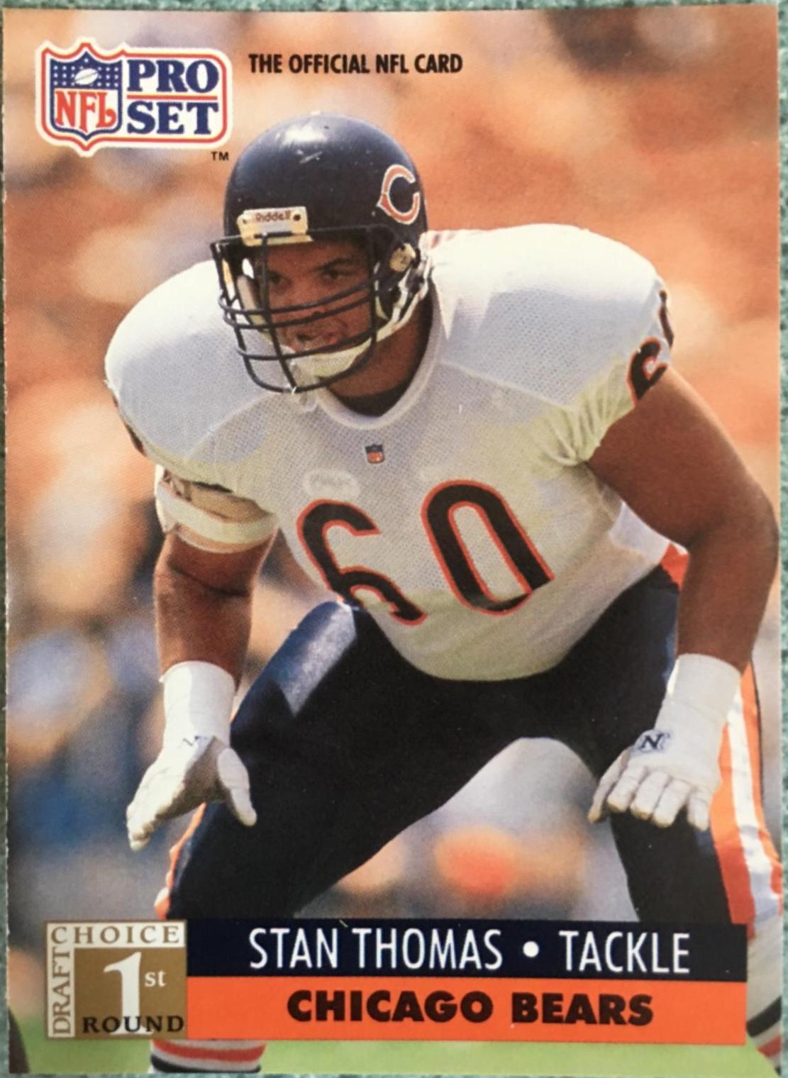 Stan Thomas #751 Football Cards 1991 Pro Set