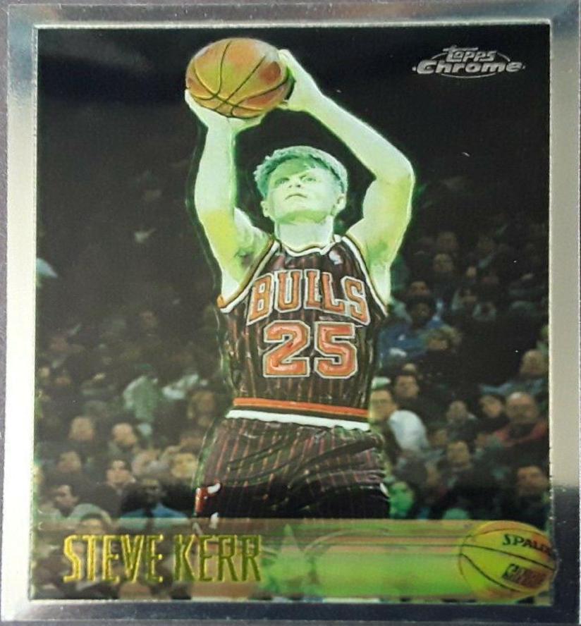 Steve Kerr #126 Basketball Cards 1996 Topps Chrome