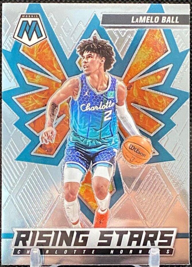 LaMelo Ball #1 Basketball Cards 2021 Panini Mosaic Rising Stars