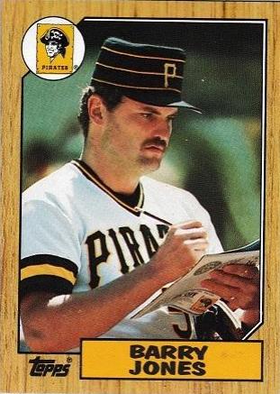 Barry Jones #494 Baseball Cards 1987 Topps