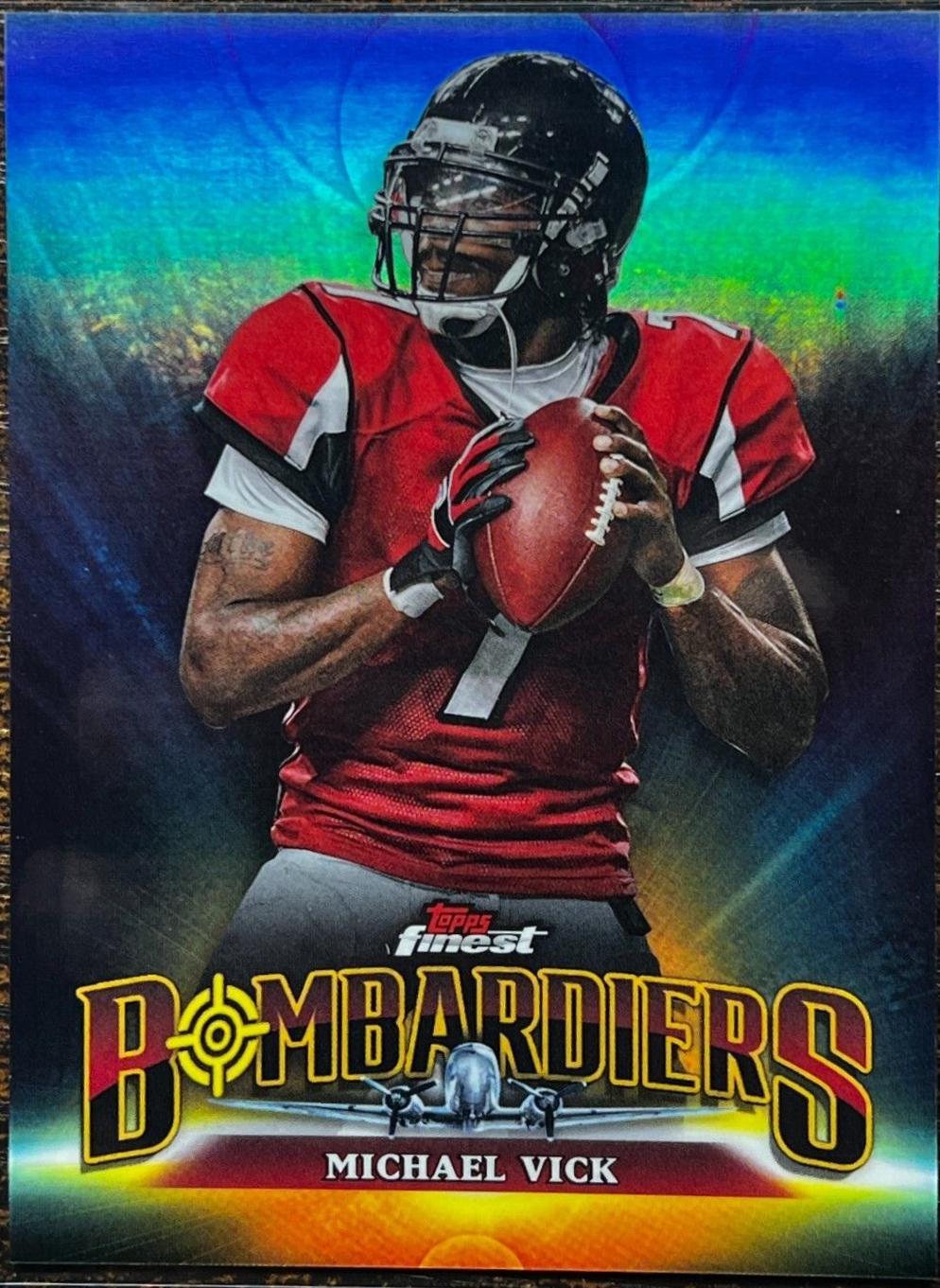 Michael Vick #BB-9 Football Cards 2024 Topps Finest Bombadiers