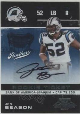 Jon Beason #173 2007 Playoff Contenders Football