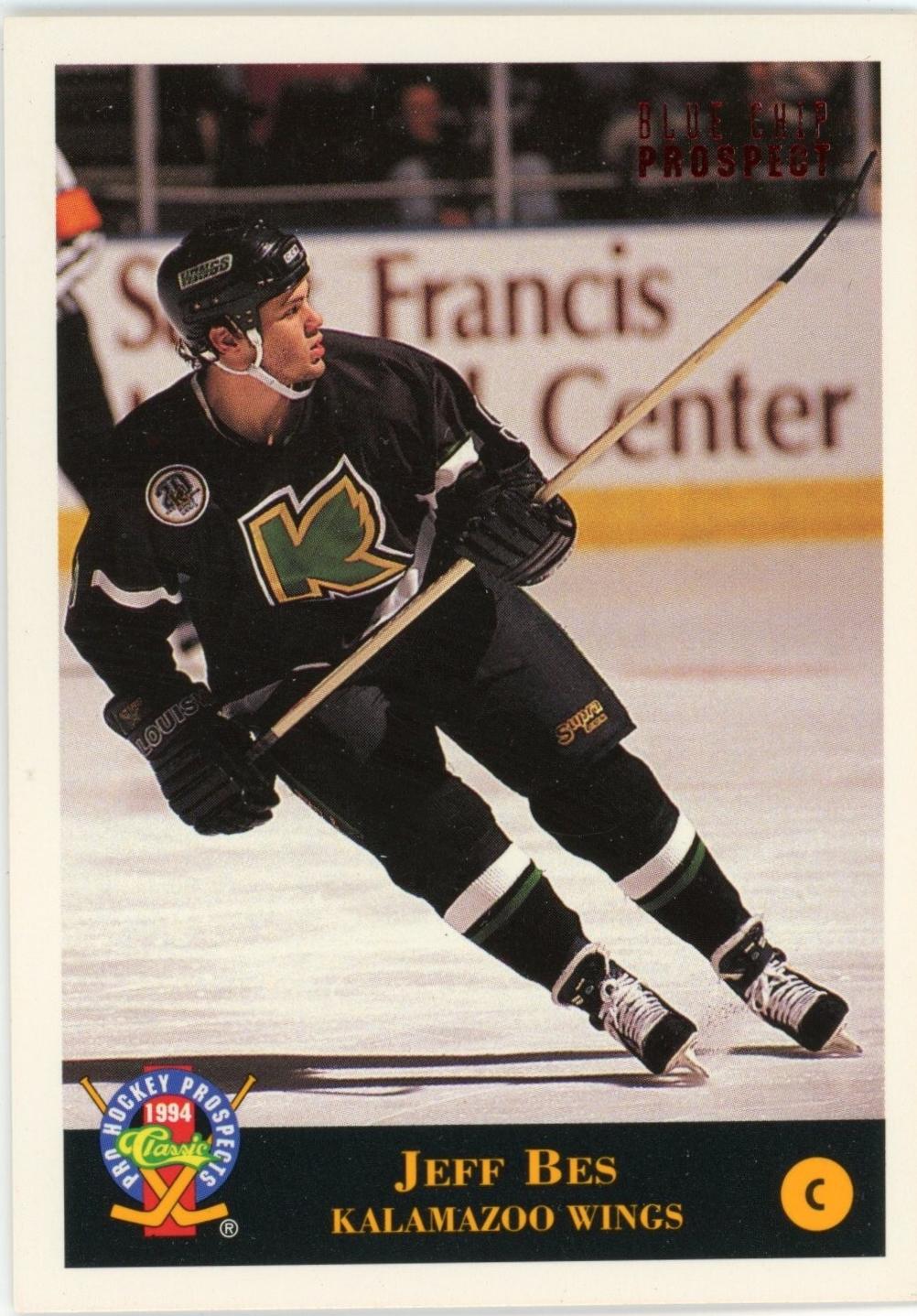 Jeff Bes #144 1994 Classic Pro Hockey Prospects