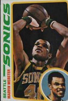 Marvin Webster #19 Basketball Cards 1978 Topps
