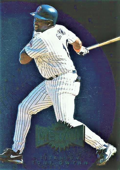 Tony Gwynn #4 Baseball Cards 1996 Metal Universe Titanium