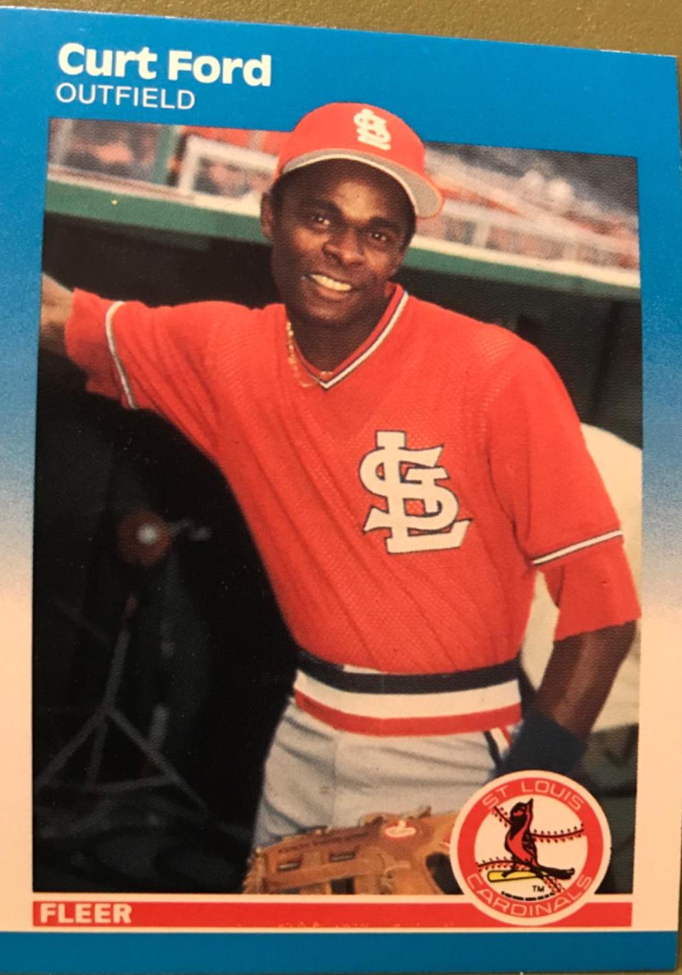 Curt Ford #294 Baseball Cards 1987 Fleer
