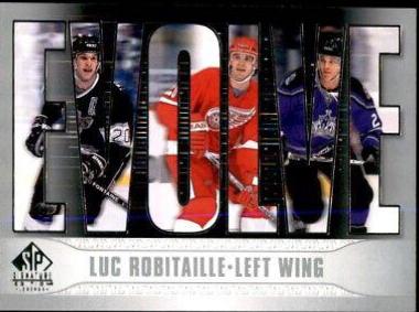 Luc Robitaille #E-19 Hockey Cards 2020 SP Signature Edition Legends Evolve