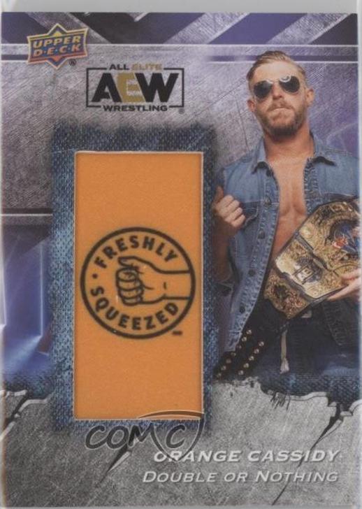 Orange Cassidy #AMP-OC Wrestling Cards 2024 Upper Deck AEW Manufactured Patch