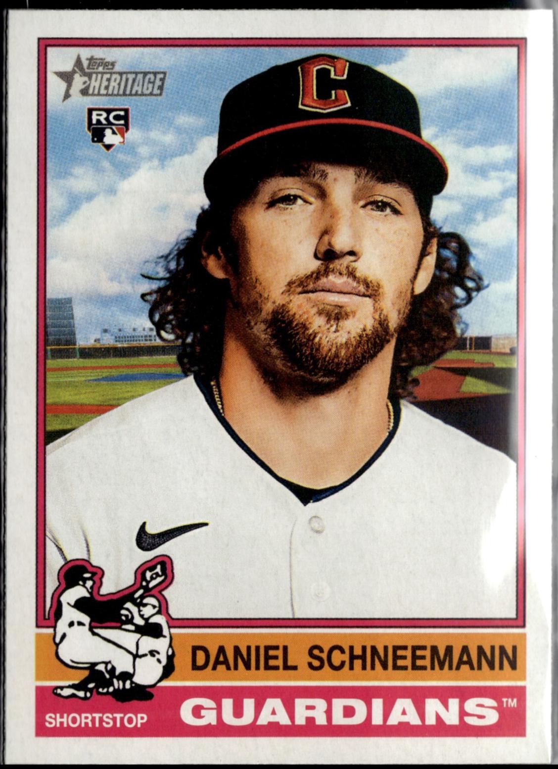 Daniel Schneemann #332 Baseball Cards 2025 Topps Heritage