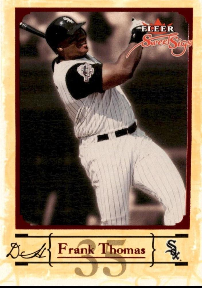 Frank Thomas #2 Baseball Cards 2004 Fleer Sweet Sigs