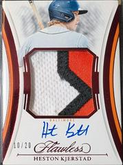 Heston Kjerstad [Ruby] #5 Baseball Cards 2025 Panini Flawless Patch Autograph Prices