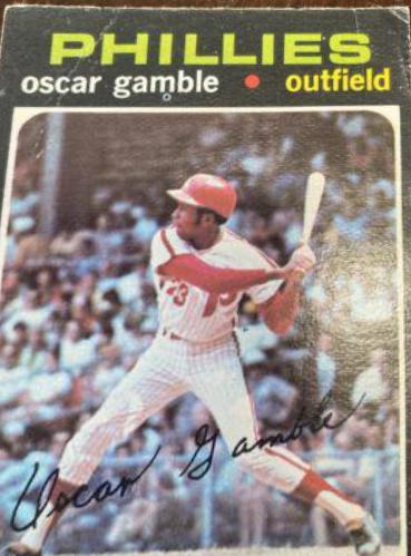 Oscar Gamble #23 Baseball Cards 1971 O Pee Chee