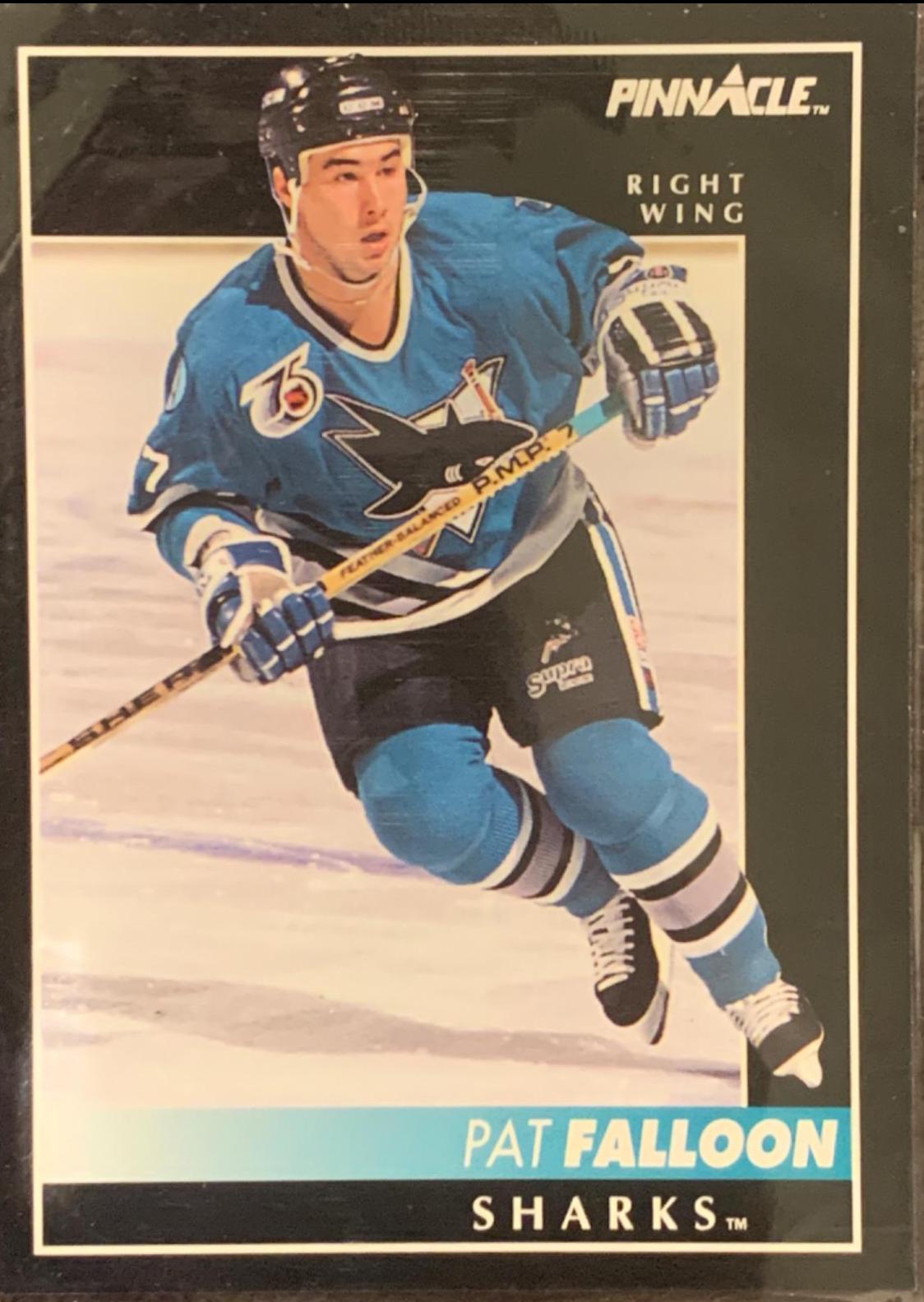 Pat Falloon #9 Hockey Cards 1992 Pinnacle