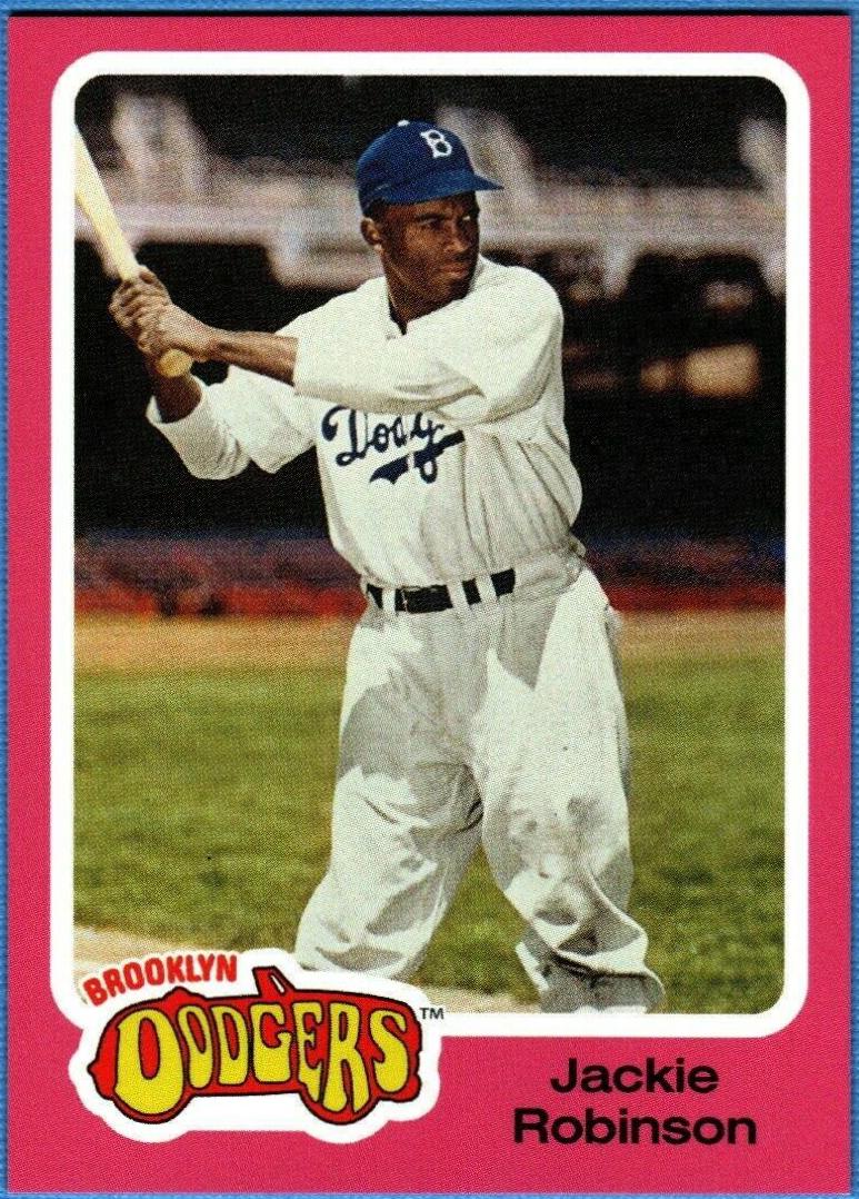 Jackie Robinson #42 Baseball Cards 2019 Topps Throwback Thursday