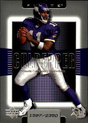 Daunte Culpepper #11 Football Cards 2003 Upper Deck Finite