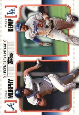 Dale Murphy, Matt Kemp #LL52 Baseball Cards 2010 Topps Legendary Lineage
