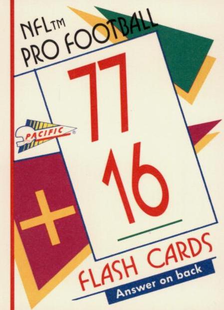 Keith Willis #29 1991 Pacific Flash Cards Football