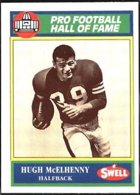 Hugh McElhenny #49 Football Cards 1990 Swell Greats
