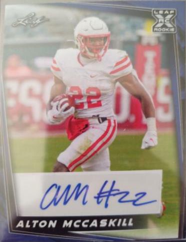 Alton McCaskill #BA-AMC Football Cards 2024 Leaf Autograph
