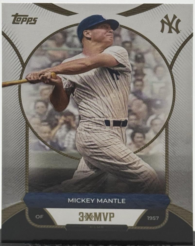 Mickey Mantle #20 Baseball Cards 2025 Topps Welcome to the Club 3X MVP