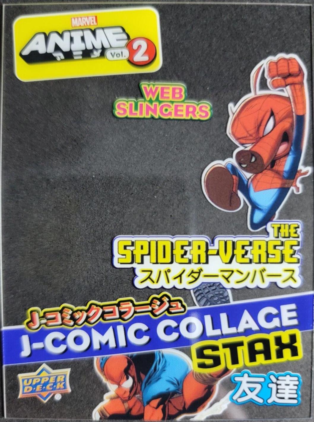 Spider-Verse #MS-6c Marvel 2023 Upper Deck Anime Volume 2 Stax