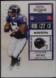 Ray Rice #9 Football Cards 2010 Playoff Contenders