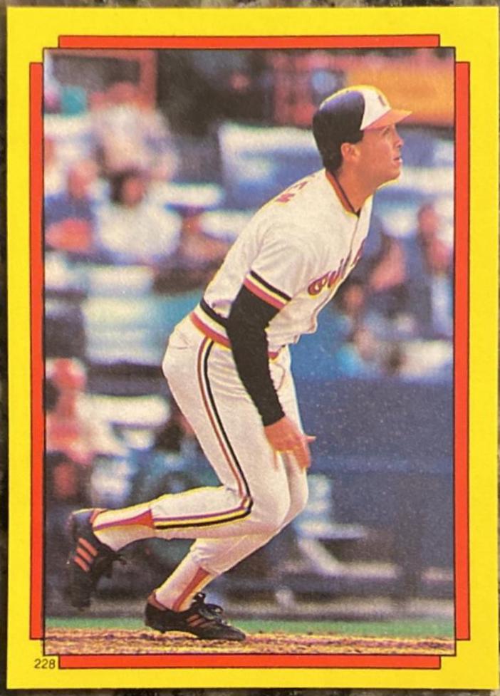 Cal Ripken, Bruce Hurst #228, 62 Baseball Cards 1988 Topps Stickercard