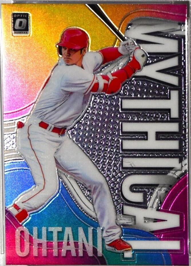 Shohei Ohtani #M-8 Baseball Cards 2019 Panini Donruss Optic Mythical