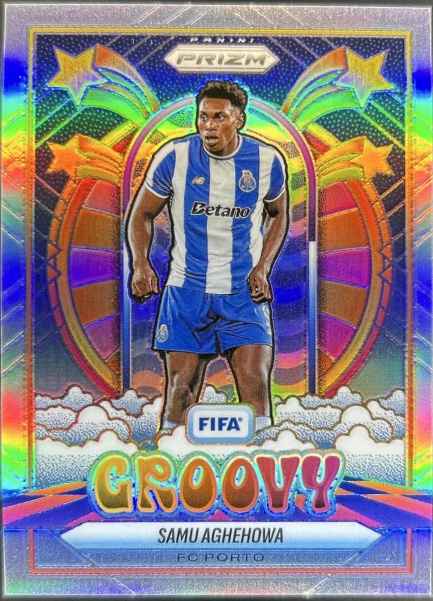 Samu Aghehowa #6 2025 Panini Prizm FIFA Groovy