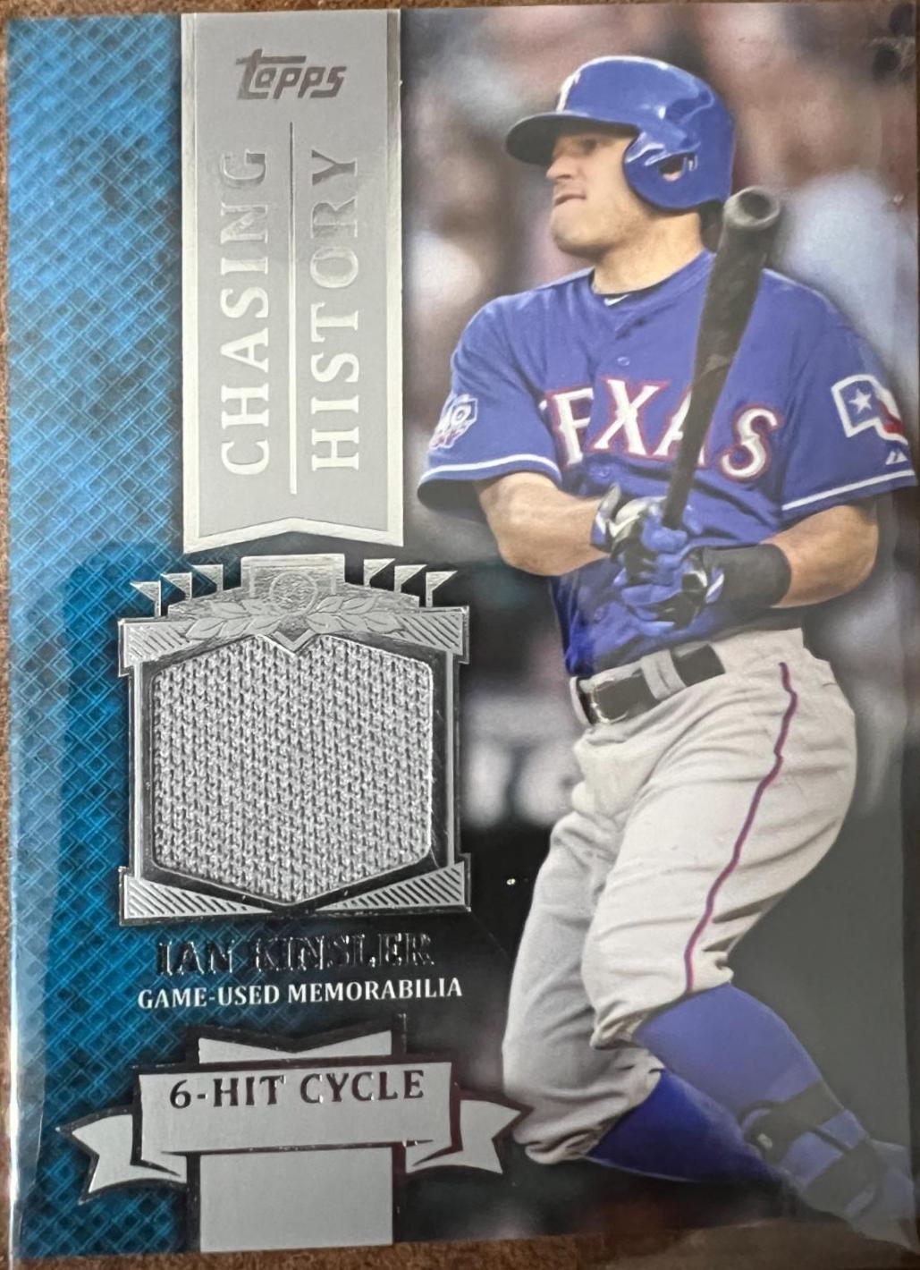 Ian Kinsler #CHR-IK Baseball Cards 2013 Topps Chasing History Relics
