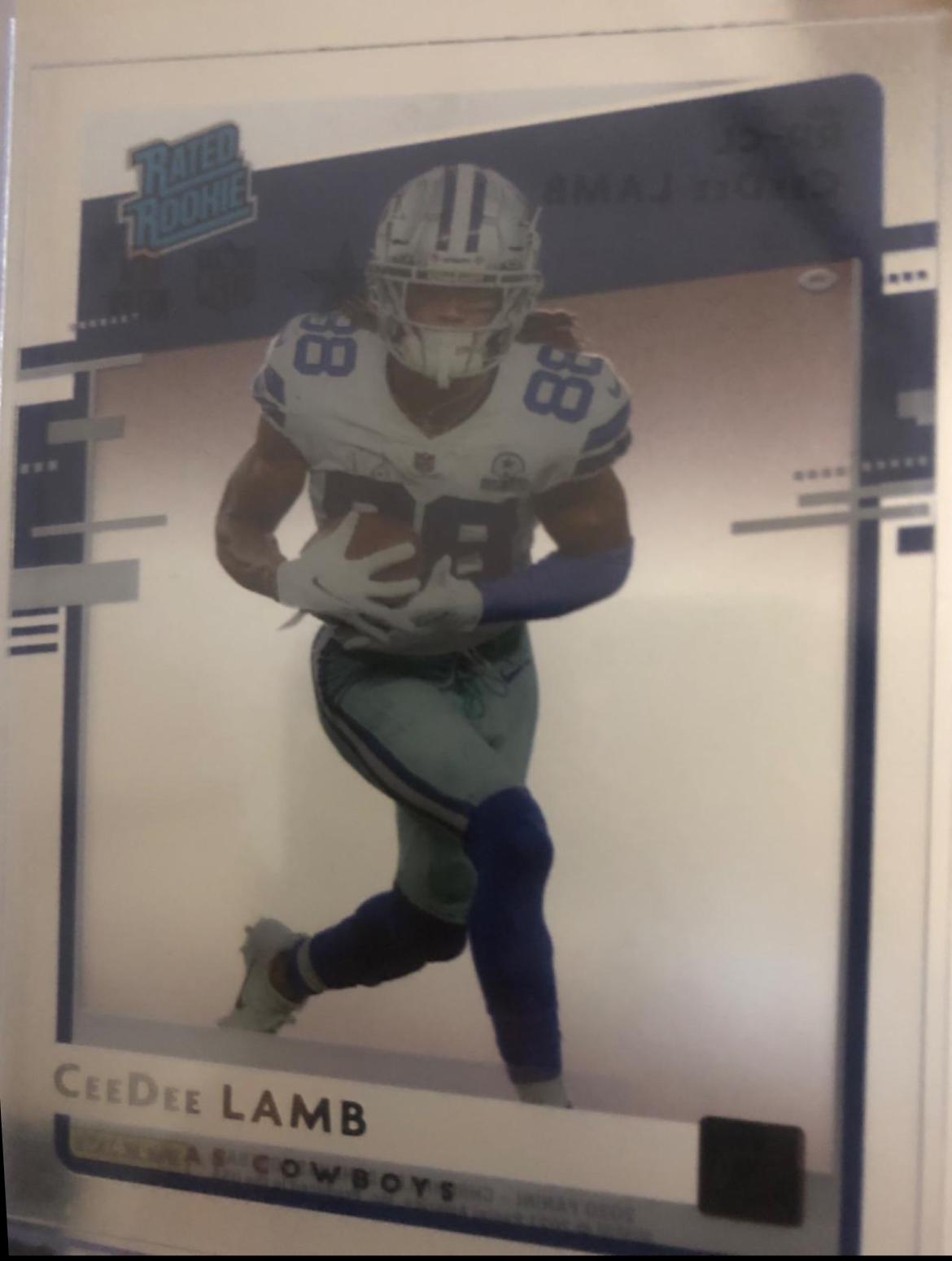 Ceedee Lamb #RR-CL Football Cards 2020 Panini Chronicles Clearly Donruss Rated Rookies